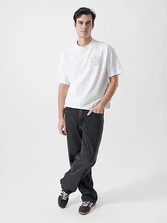 PROHIBITED | T-Shirt LOWKEY VINTAGE | weiss